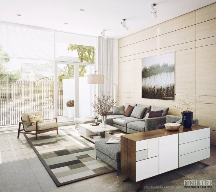 Bright Living Room Design Ideas